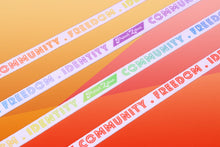 Load image into Gallery viewer, Rainbow Pride Flag White Shoelaces-Pride Shoelaces-SLWH_RBOW_45IN