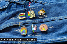 Load image into Gallery viewer, SG Rainbow Scorecard Lapel Pin-Pride Pin-PANSC01

