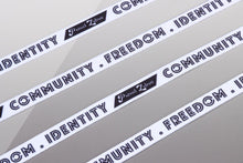 Load image into Gallery viewer, Subtle Pride Flag White Shoelaces-Pride Shoelaces-SLWH_SUBT_45IN