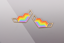 Load image into Gallery viewer, Subtle Pride Flag White Shoelaces-Pride Shoelaces-SLWH_SUBT_45IN