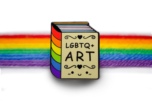 Support Queer Art Lapel Pin