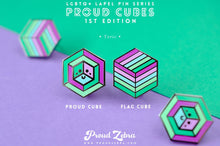 Load image into Gallery viewer, Toric Flag - Flag Cube Pin-Pride Pin-PCFC_TORI