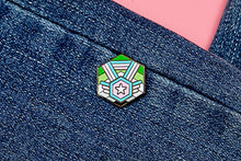 Load image into Gallery viewer, Trans Aromantic Pride - Flag Cube Pin-Pride Pin-PCFC_TRAN_AROM