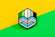 Load image into Gallery viewer, Trans Aromantic Pride - Flag Cube Pin-Pride Pin-PCHC_TRAN_AROM