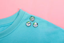 Load image into Gallery viewer, Trans Aromantic Pride - Flag Cube Pin-Pride Pin-PCFC_TRAN_AROM