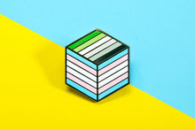 Load image into Gallery viewer, Trans Aromantic Pride - Love Cube Pin-Pride Pin-PCFC_TRAN_AROM