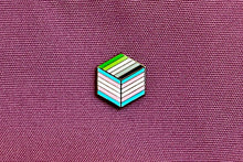 Load image into Gallery viewer, Trans Aromantic Pride - Medal Cube Pin-Pride Pin-PCMC_TRAN_AROM

