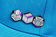 Load image into Gallery viewer, Trans Asexual Pride - Flag Cube Pin-Pride Pin-TRAN_ASEX_ED5
