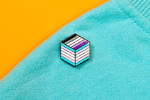 Load image into Gallery viewer, Trans Asexual Pride - Medal Cube Pin-Pride Pin-PCMC_TRAN_ASEX