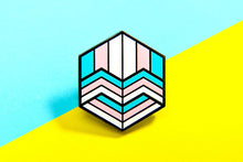 Load image into Gallery viewer, Trans Flag - Love Cube Pin-Pride Pin-PCHC_TRAN_2
