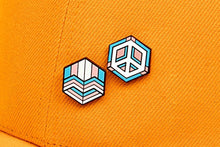 Load image into Gallery viewer, Trans Flag - Medal Cube Pin-Pride Pin-TRAN_ED3