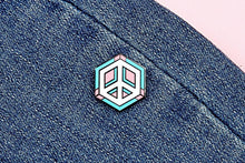 Load image into Gallery viewer, Trans Flag - Peace Cube Pin-Pride Pin-PCZC_TRAN