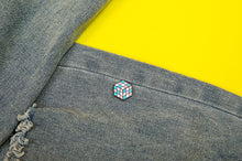 Load image into Gallery viewer, Trans Flag - Rubik&#39;s Cube Pin-Pride Pin-PCTC_TRAN
