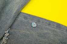 Load image into Gallery viewer, Trans Flag - Rubik's Cube Pin-Pride Pin-PCTC_TRAN