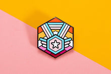 Load image into Gallery viewer, Trans Lesbian Pride - Flag Cube Pin-Pride Pin-PCMC_TRAN_LESB