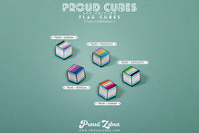 Load image into Gallery viewer, Trans Pansexual Pride - Love Cube Pin-Pride Pin-PCHC_TRAN_PANS