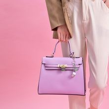 Load image into Gallery viewer, Trans Pride Flag Proud Cube Bag Charm