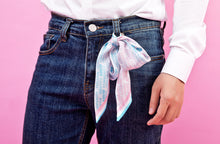 Load image into Gallery viewer, Trans Pride Flag Twilly Scarf-Pride Twilly-TS_TRAN
