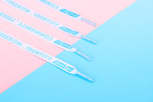 Load image into Gallery viewer, Trans Pride Flag White Shoelaces-Pride Shoelaces-SLWH_TRAN_45IN