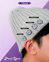 Load image into Gallery viewer, Transgender Flag - Identity Cube Pin-Pride Pin-PCIC_TRAN