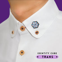 Load image into Gallery viewer, Transgender Flag - Identity Cube Pin-Pride Pin-PCIC_TRAN