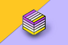 Load image into Gallery viewer, Trixic Flag - Flag Cube Pin-Pride Pin-PCFC_TRIX