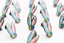 Load image into Gallery viewer, Two Spirit Feather Dancers Lapel Pin-Pride Pin-PANTS01