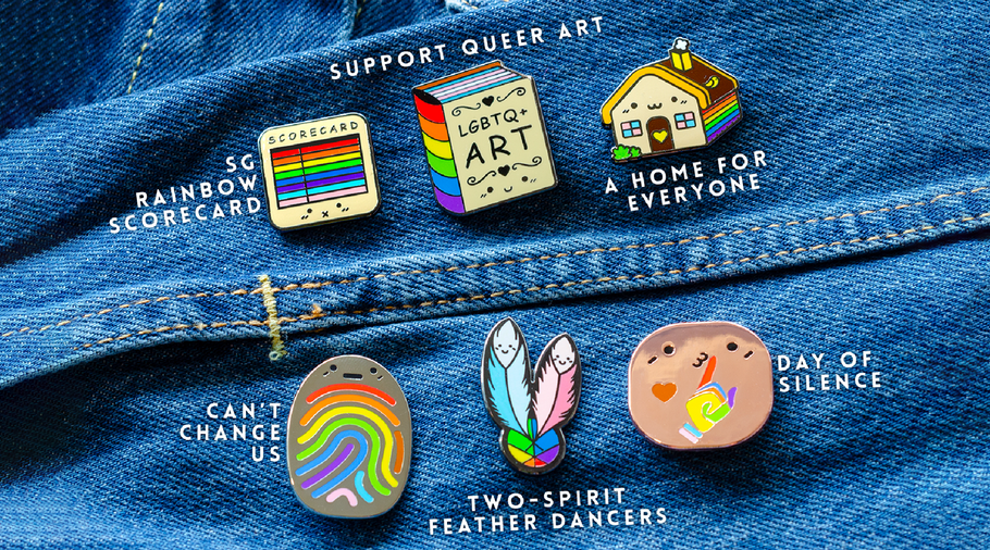 LGBTQ+ Awareness Pins for Good