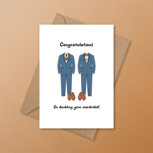 Wedding: Mr & Mr - LGBTQ+ Greeting Cards