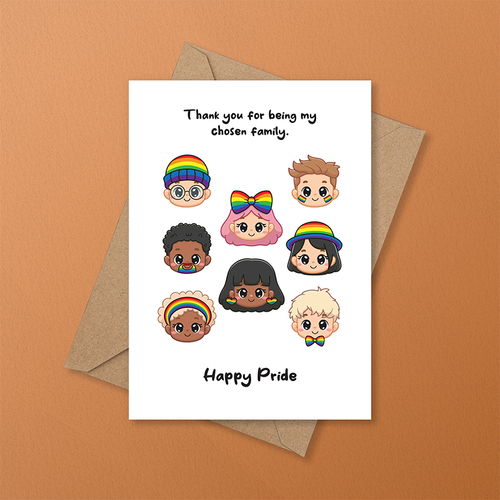 Pride: Chosen Family - LGBTQ+ Greeting Card