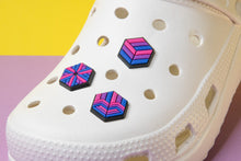 Load image into Gallery viewer, Bisexual Pride Crocs Shoe Charms
