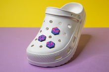 Load image into Gallery viewer, Bisexual Pride Crocs Shoe Charms
