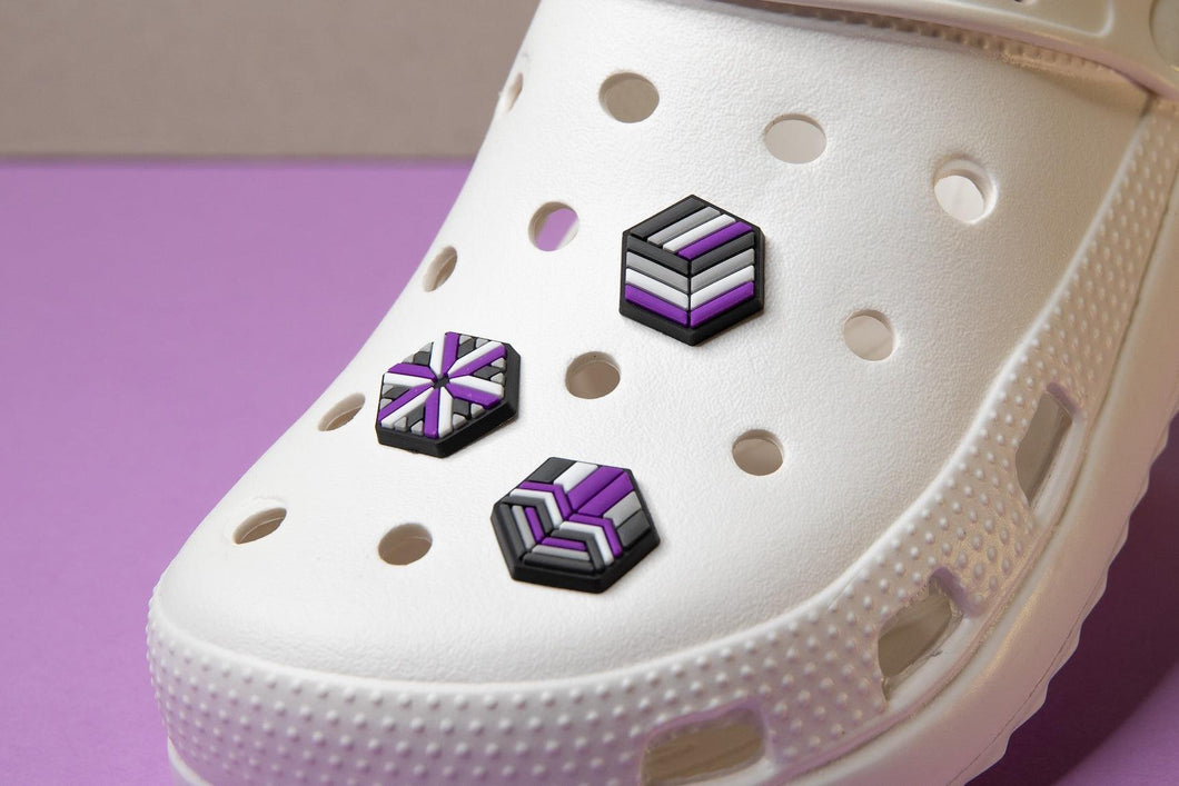 Asexual Pride Crocs Shoe Charms