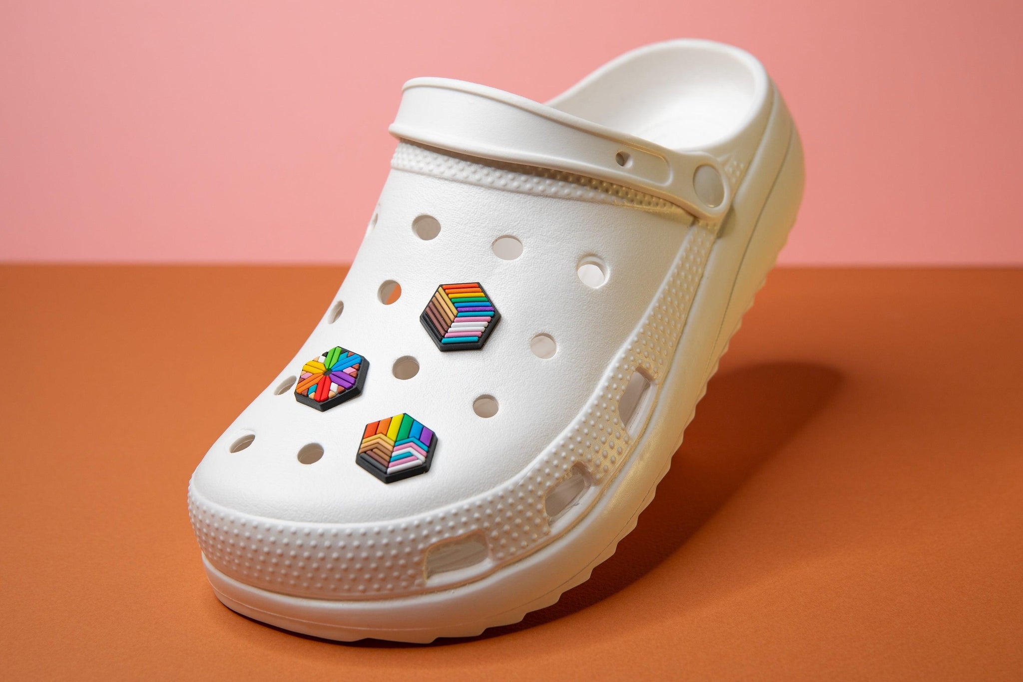 Rainbow crocs CROCS Toddler I Am Rainbow Unicorn Classic Clog 209701-0WV  main image 4