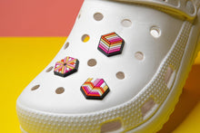 Load image into Gallery viewer, Lesbian Pride Crocs Shoe Charms
