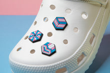 Load image into Gallery viewer, Trans Pride Crocs Shoe Charms
