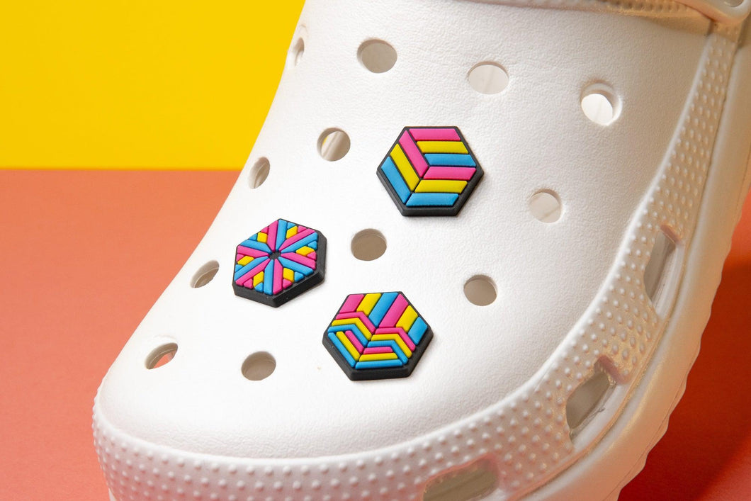 Pansexual Pride Crocs Shoe Charms