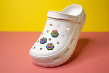 Load image into Gallery viewer, Pansexual Pride Crocs Shoe Charms
