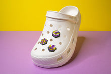 Load image into Gallery viewer, Non-Binary Pride Crocs Shoe Charms
