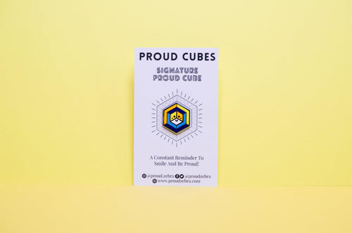 Aroace Flag - Proud Cube Pin