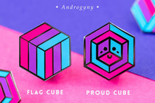 Load image into Gallery viewer, Androgyny 1st Edition Proud Cube set, Signature Cube, Flag Cube
