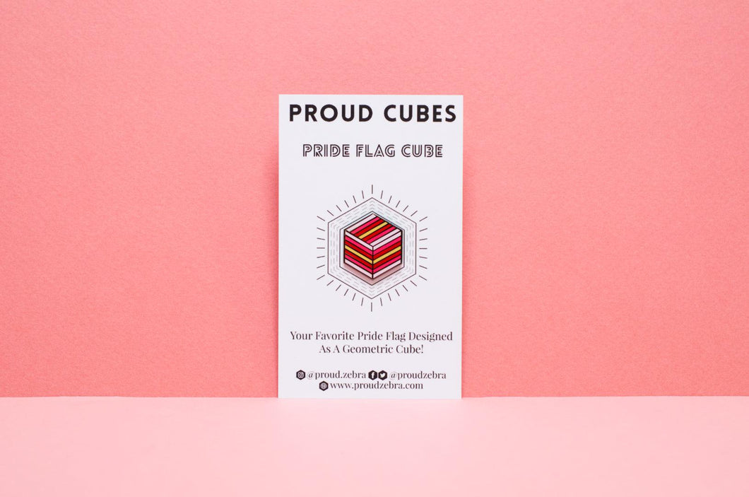 Girlflux Flag - Flag Cube Pin-Pride Pin-PCFC_GIRF