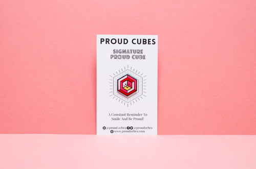 Girlflux Flag - Proud Cube Pin