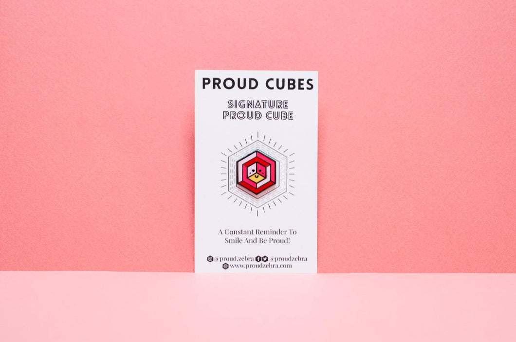 Girlflux Flag - Proud Cube Pin-Pride Pin-PCPC_GIRF