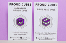 Load image into Gallery viewer, Graysexual 1st Edition Proud Cube set, Signature Cube, Flag Cube
