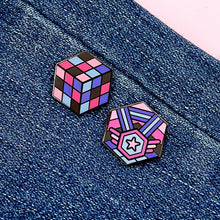 Load image into Gallery viewer, Omnisexual 4th Edition Proud Cube set, Rubik's Cube, Medal Cube
