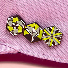 Load image into Gallery viewer, Community, Freedom &amp; Identity Cube Pin Set (3 Pins)
