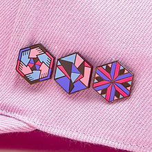 Load image into Gallery viewer, Community, Freedom &amp; Identity Cube Pin Set (3 Pins)
