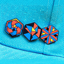 Load image into Gallery viewer, Community, Freedom &amp; Identity Cube Pin Set (3 Pins)
