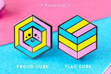 Load image into Gallery viewer, Pansexual 1st Edition Proud Cube set, Signature Cube, Flag Cube
